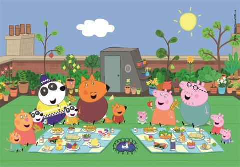 Puzzle 24 MAXI Super Color ŚWINKA PEPPA Clementoni 24834