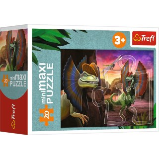 Puzzle - miniMaxi - 20 - Poznaj świat dinozaurów - Trefl 56036