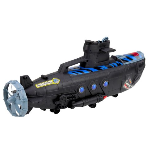 Wojskowa Łódź Podwodna Czarna Światła Dźwięki