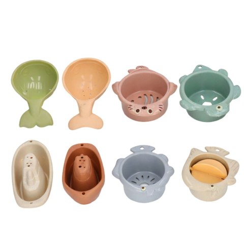 Zabawki Do Kąpieli Statek Podwodny Kubeczki Przyssawki 9el