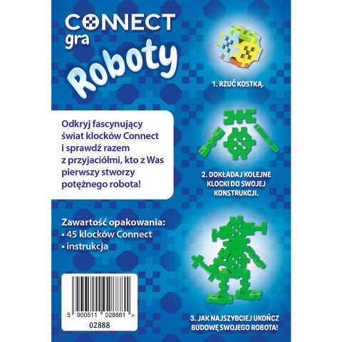 Gra dla dzieci - Connect Roboty - Trefl 02888