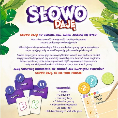 Gra rodzinna Słowo Daję Trefl 02707