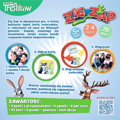 Gra zręcznościowa Zig Zap Rodzina Treflików Trefl 02821