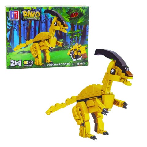 Klocki Konstrukcyjne Zestaw Dinozaur Robot 2w1 153-179 el. Mix