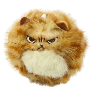 Pluszowy Rudy Kotek z Kręcącym Ogonkiem Dźwięki Piszczenia Brelok 9 cm