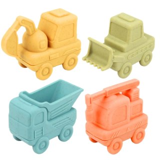 Zabawki Dla Malucha Gumowe Pojazdy Do Rozłączania Zabawy Kąpieli 4 szt.