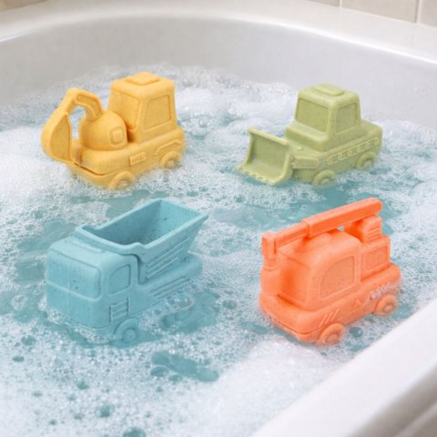 Zabawki Dla Malucha Gumowe Pojazdy Do Rozłączania Zabawy Kąpieli 4 szt.