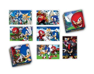 Zestaw Edukacyjny Puzzle Memo Klocki SONIC Clementoni 18318