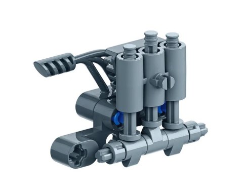 Naukowa Zabawa Klocki Laboratorium Mechaniki Motorówka Język Polski Clementoni 50247