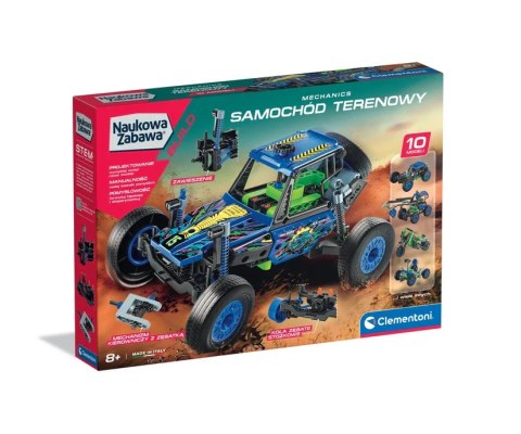 Naukowa Zabawa Klocki Laboratorium Mechaniki Samochód Terenowy Język Polski Clementoni 50918