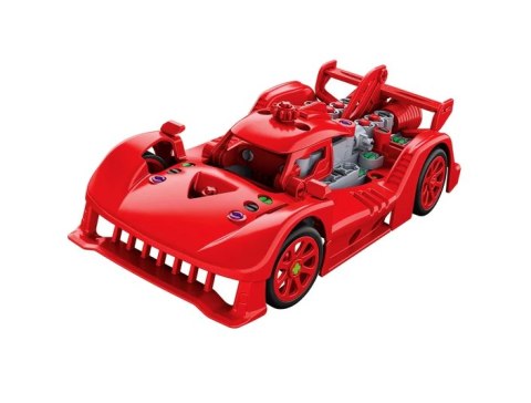Naukowa Zabawa Klocki Laboratorium Mechaniki Samochód Wyścigowy Endurance Czerwony Język Polski Clementoni 50248