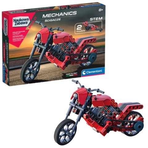 Naukowa Zabawa Klocki Laboratorium Mechaniki Ścigacze Język Polski Clementoni 50789