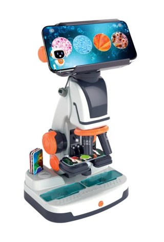 Naukowa Zabawa Mikroskop Digital Interaktywny z AI i Kamerą Wi-Fi Język Polski Clementoni 50406