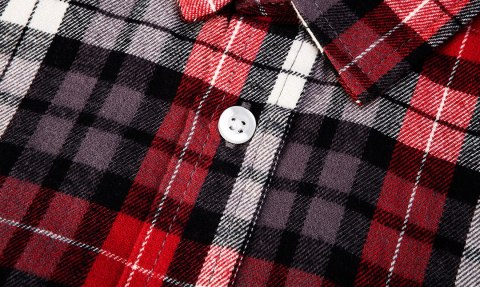 Koszula flanelowa krata czerwono-czarno-biała, rozmiar M Koszula flanelowa krata czerwono-czarno-biała, rozmiar M