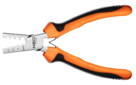 Szczypce do zaciskania końcówek 1.5-6 mm2 (23-13 AWG), 140 mm