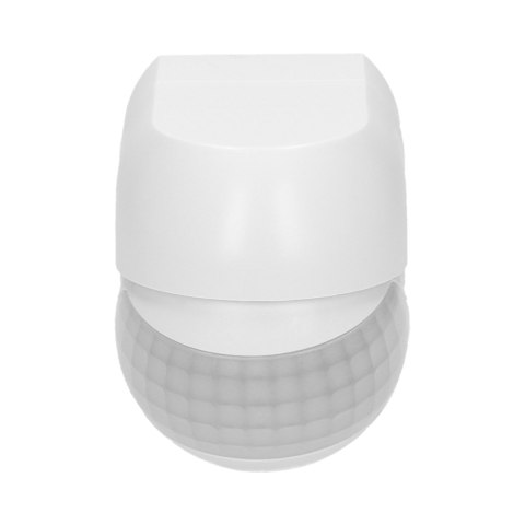 Czujnik ruchu 180st. IP44, 800W, mini, biały