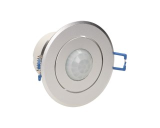 Czujnik ruchu 360st. IP20, 1200W, aluminium, do sufitów podwieszanych, regulacja położenia sensora