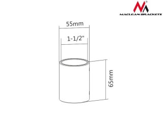 MC-709 43389 Tuba / łącznik do uchwytu TV 50kg Profi Market System