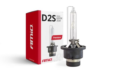 Żarówka ksenonowa żarnik xenon d2s 6000k amio premium amio-01976