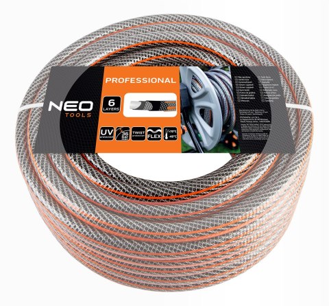 Wąż ogrodowy 1/2"x20m, 6-warstwowy NEO PROFESSIONAL