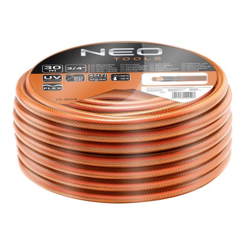 Wąż ogrodowy 3/4"x30m, 4-warstwowy NEO ECONOMIC