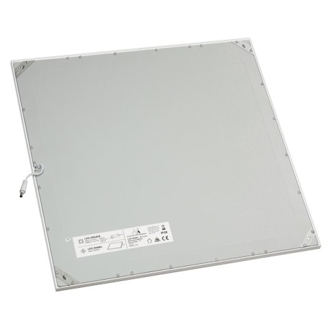 Panel LED Maclean, Sufitowy, slim 40W, 595x595x8mm, neutral white (4000K), raster, funkcja FLICKER-FREE, MCE540
