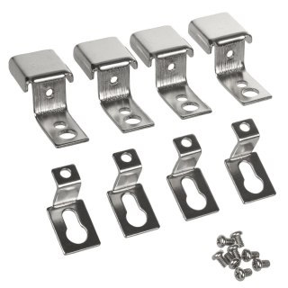 Uchwyt montażowy do paneli LED Maclean, do stropu/sufitu, z-shape, 595x595mm oraz 1195x295mm, MCE546