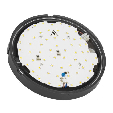 Lampa LED Maclean, Ścienno sufitowa, Kolor szary, GR 1100lm, 15W, IP54, Kolor światła naturalny biały (4000K), MCE342