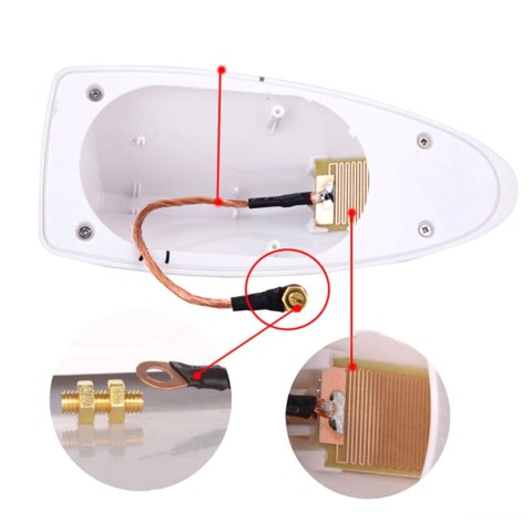 AK322D Antena samochodowa fm shark grey