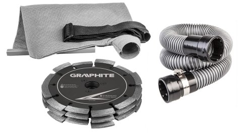 Bruzdownica 2400W, tarcza 150 x 22.2 mm, walizka