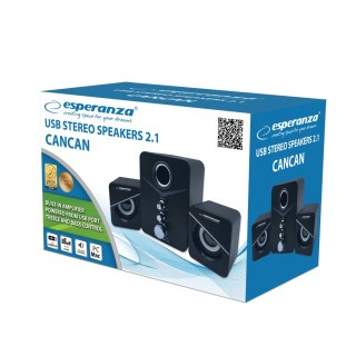 EP153 Esperanza głośniki 2.1 usb-c cancan