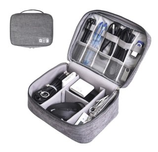 TR12A Torba pokrowiec na kable grey