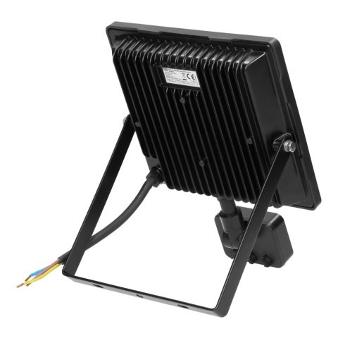 ALLED 50W Naświetlacz LED z PIR, 4000lm, IP44, 4000K, Alu+szkło