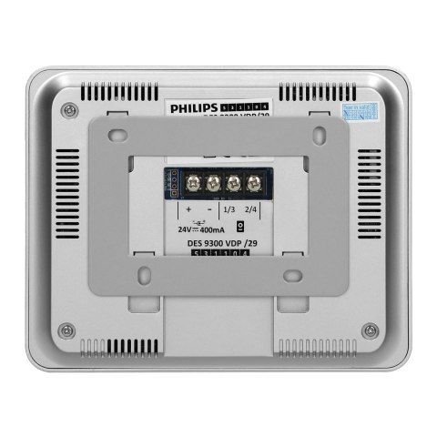 Philips WelcomeEye Compact, Zestaw wideodomofonowy, bezsłuchawkowy, kolor, LCD 4,3", menu OSD, sterowanie bramą