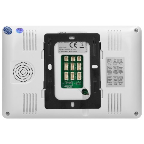 Zestaw wideo domofonowy, bezsłuchawkowy, kolor, LCD 7", menu OSD, WI-FI + APP na telefon, sterowanie bramą, biały, VIFAR