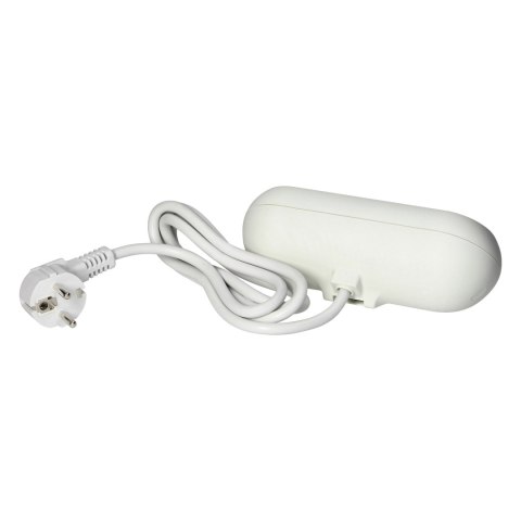 Gniazdo meblowe z uchwytem montażowym, ładowarką USB, 2 gniazda 2P+Z, 2xUSB, przewód 3x1,0mm? - 1,5m, białe