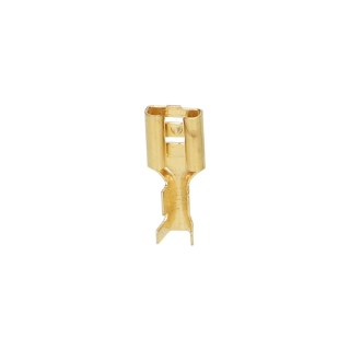 Konektor nieizolowany, przekrój maksymalny 1mm?, szerokość:6,3mm, Blister 10 szt.