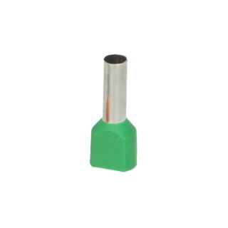 Tulejka izolowana podwójna, przekrój maksymalny 6mm?, długość miedzianej tulejki 14mm, 100 sztuk.