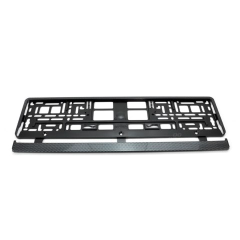 Ramka tablicy rejestracyjnej carbon elastyczna amio-01165