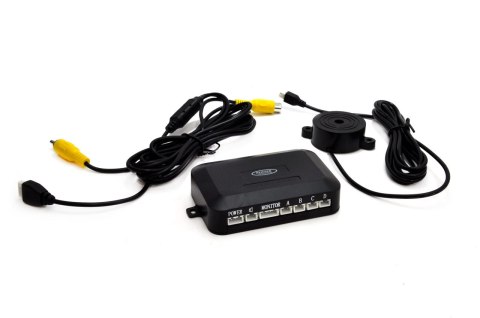 Zestaw czujników parkowania tft01 4,3" z kamerą hd-308-led 4 sensory srebrne