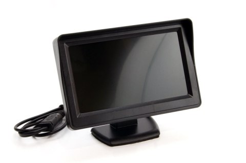 Zestaw czujników tft01 4,3" z kamerą cam-402 led 4 sensory czarne