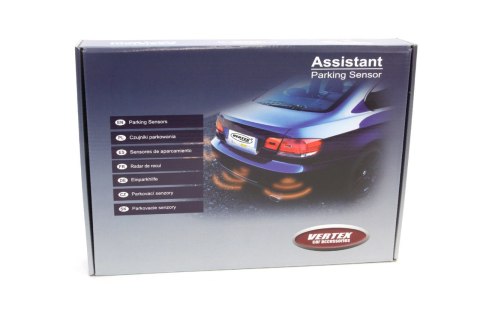 Zestaw czujników tft01 4,3" z kamerą cam-402 led 4 sensory czarne