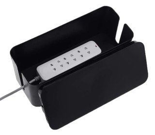AG381A Organizer na kable listwy czarny