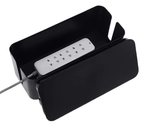 AG381A Organizer na kable listwy czarny