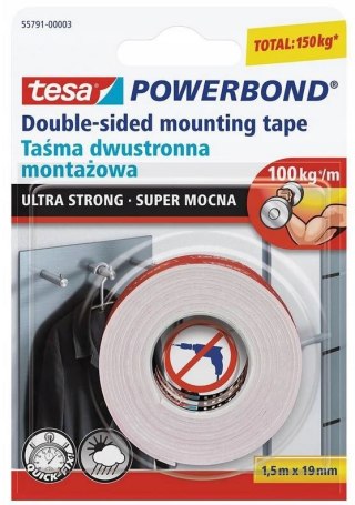 Taśma montaż.powerbond w.z.1.5m:19mm stand62403-00002-01