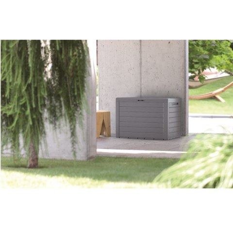 Skrzynia ogrodowa Woodebox 190L MBWL190 antracyt
