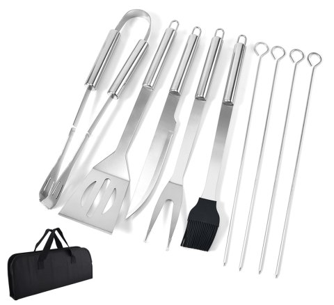 AG666G Zestaw do grilla 10szt etui