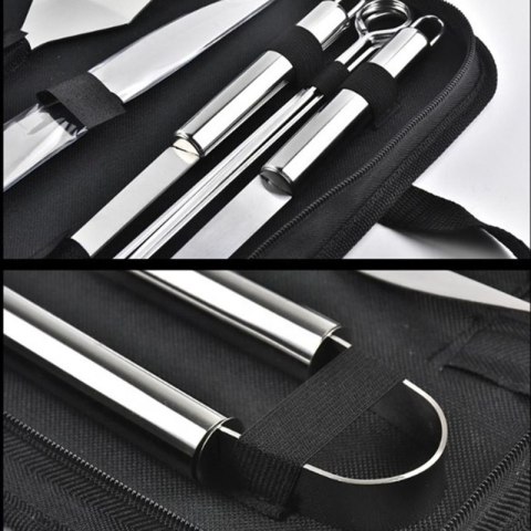 AG666G Zestaw do grilla 10szt etui