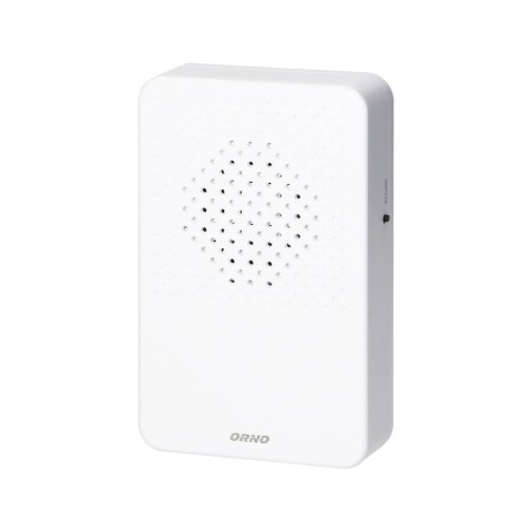 Dzwonek przewodowy elektroniczny jednotonowy LARK MAXI AC, 230V, śnieżno biały