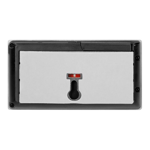 Elektroniczny wizjer do drzwi LCD 3,5", szerokokątny obiektyw, bateryjny, srebrny